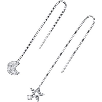 Silenti Jewelry Сребърни обеци "Игра