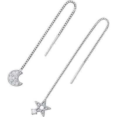 Silenti Jewelry Сребърни обеци "Игра