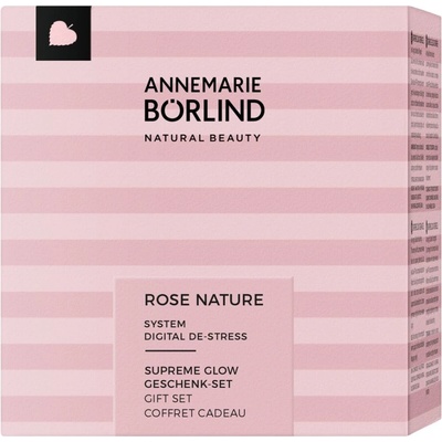 Annemarie bÖrlind Rose Nature Supreme Glow X-MAS Set подаръчен комплект за перфектна кожа
