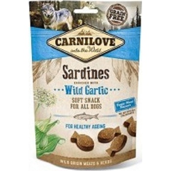 Carnilove Dog Semi Moist Snack Sardines enriched with Wild garlic 200 g