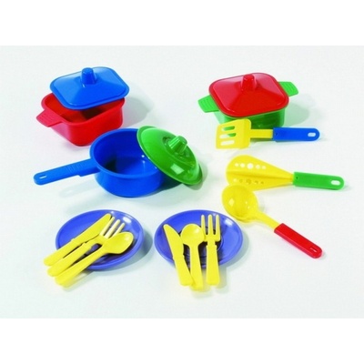 Teddies sada nádobí s doplňky plast