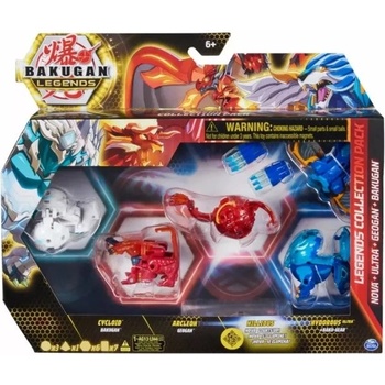 Spin Master Bakugan Legends Collection Pack Nova + Ultra + Geogan + Bakugan Auxillata