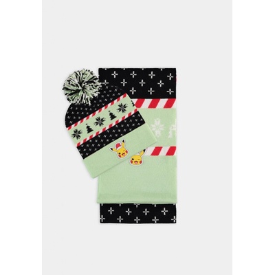 Pokémon Giftset Beanie & Scarf Green