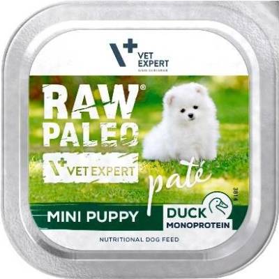 VetExpert Raw Paleo Pâte Mini Puppy Duck Mono 150 g