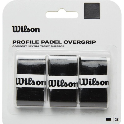 Wilson Profile overgrip 3ks černá – Zboží Dáma