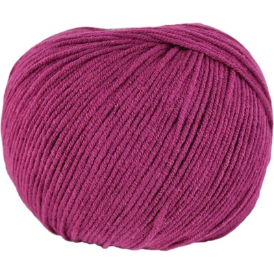 Pletací / háčkovací příze Vlna-Hep JEANS 8049 vínová, jednobarevná, 50g/160m