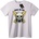 NOONEBRAND Тениска Скелет Сърф или Смърт - 4XL, White
