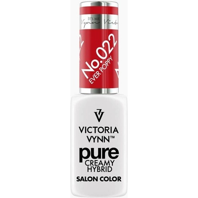 VICTORIA VYNN Hybridní gel lak PURE CREAMY HYBRID 022 Ever Poppy 8 ml