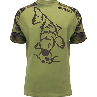 Carp Servis Tričko kapr military – Zboží Dáma