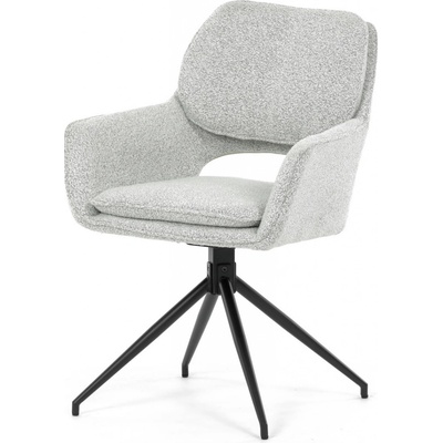 Autronic DCH-T1156 CRM2 krémová látka noha černý kov