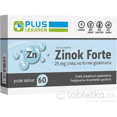 Plus Lékáreň Zinok Forte 60 ks