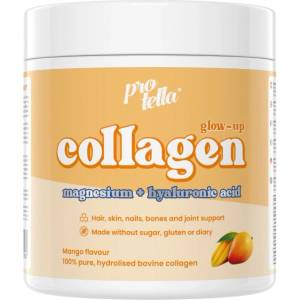 Protella Glow-Up Collagen | with Magnesium & Hyaluronic Acid [180 грама] Манго