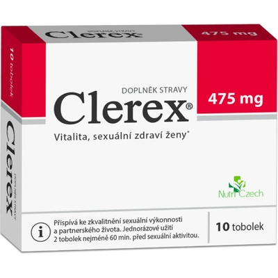 Nutri Czech Clerex 475 mg pro ženy 10 tobolek