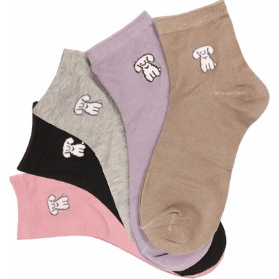 Pesail ponožky bavlnené polovysoké ZH 823 3bal viacfarebná