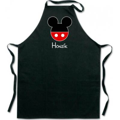 Povidlo.cz Zástěra Mouse Černá