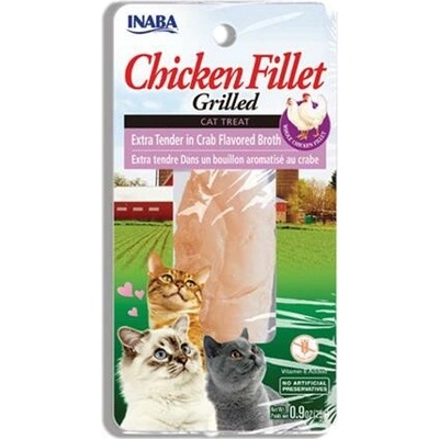 Inaba Churu Grilled cat Kura extra krehký v krabom vývare 1 ks 25 g