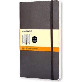 Image 1 of Moleskine QP611 softcover lined notebook 90x140 mm