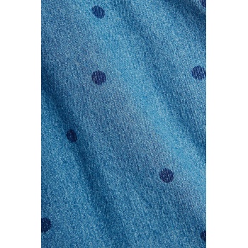 Mini Rodini Детска дънкова рокля Mini Rodini denim dots (26250120)