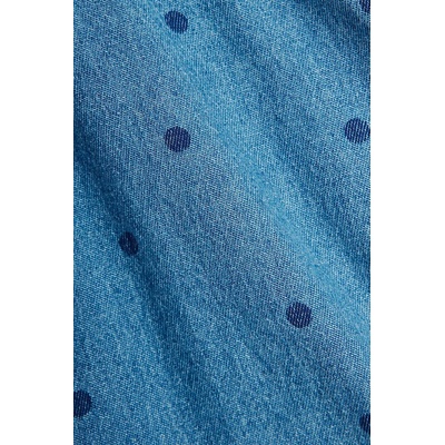 Mini Rodini Детска дънкова рокля Mini Rodini denim dots (26250120)