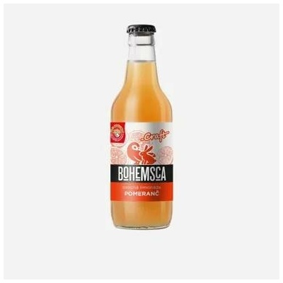 Bohemsca Craft limonáda pomeranč sklo 12 x 330 ml