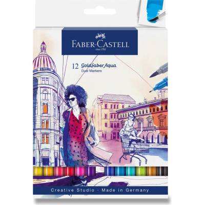 Faber-Castell 164612 Goldfaber Aqua Dual Marker 12 ks