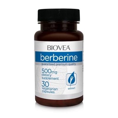 Biovea Berberine 500mg - Берберин | 30 vcaps (7875)