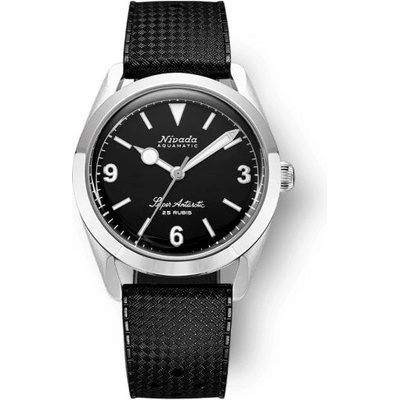 Nivada Grenchen Super Antarctic 3.6.9 Black Rubber Tropic