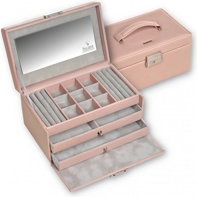 Sacher šperkovnice Elly Pastello růžová