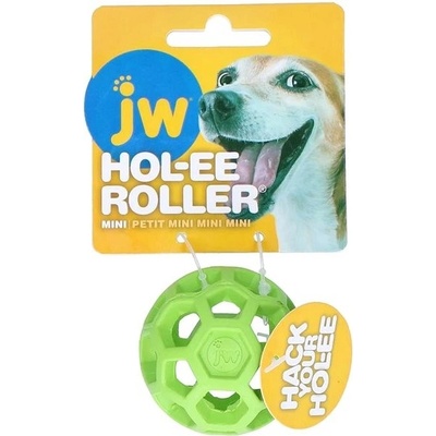 JW Hol-EE dierovaná lopta zelená 5 cm