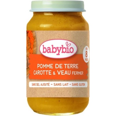 Babybio БИО Зеленчуково пюре с Телешко месо 200г