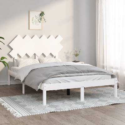 Petrashop 3104844 Rám postele bílý / masivní dřevo
