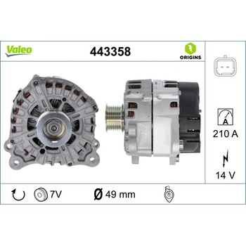 generátor VALEO 443358