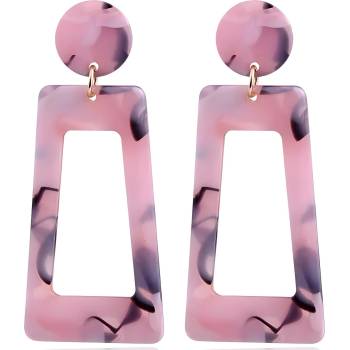 HARAHU Обици di-18996 - Розови kp18996 (di-18996)