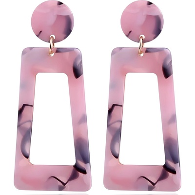 HARAHU Обици di-18996 - Розови kp18996 (di-18996)