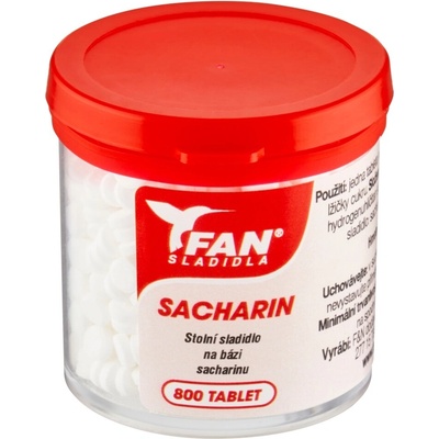 FAN Umělé sladidlo Sacharin 800 50 tbl g