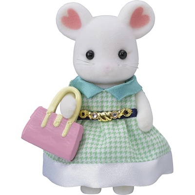 Epoch Toys Sylvanian Families Town Series Town Girl Series Marshmallow Mouse 5364