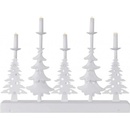 Emos LED DCAW14 svícen vánoční stromy se svíčkami 24 cm 2x AA vnitřní teplá bílá časovač
