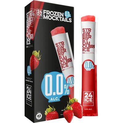 24 ICE 5-Pack Strawberry Mrazený Mocktail 5 x 65 ml