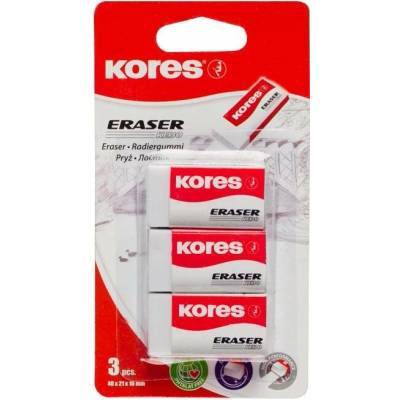 KORES KE30 40 x 21 x 10 mm, bílá - balení 3 ks – Zboží Dáma