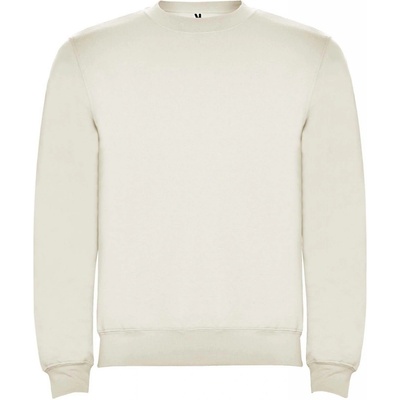 Clasica unisex s výstrihom crewneck, biela Vintage