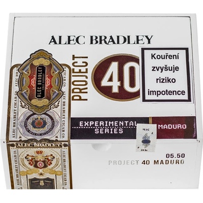 A.Bradley Project 40 Maduro Robusto 1/24