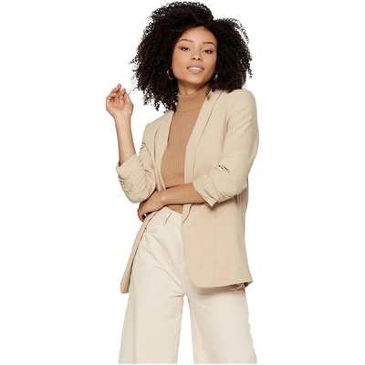 PIECES Сако Pieces Boss 3/4 blazer - White (White Pepper)