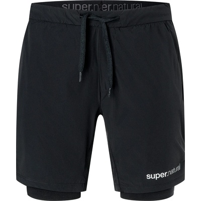 super. natural Мъжки къси панталони super. natural Double Layer Shorts - Jet Black - размер 52 (012-2871-0113)