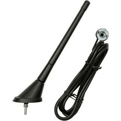 Anténa střešní UNI, prut 18cm, kabel 200cm