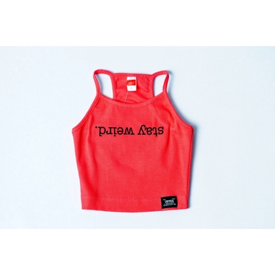 Joyce dívčí letní top WEIRD / červená bílá modrá červená – Hledejceny.cz