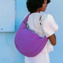 Studio Noos Puffy Cross Body Bag Textured Purple