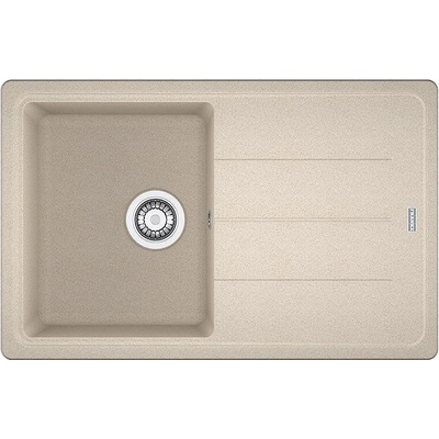 Franke Гранитна мивка Maris Boston, 780×500, реверсивен отцедник, цвят Oatmeal (114.0275.956)