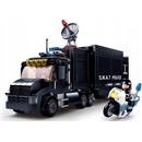 Sluban B0659 Policie SWAT mobilní základna a zloději ve vrtulníku