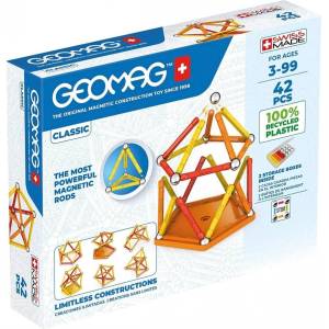 Geomag Магнитен конструктор, Geomag, Classic, 42 части
