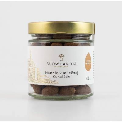 Mandle v mliečnej čokoláde so škoricou Slowlandia 250 g